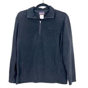 PATAGONIA synchilla black half zip sweater W15